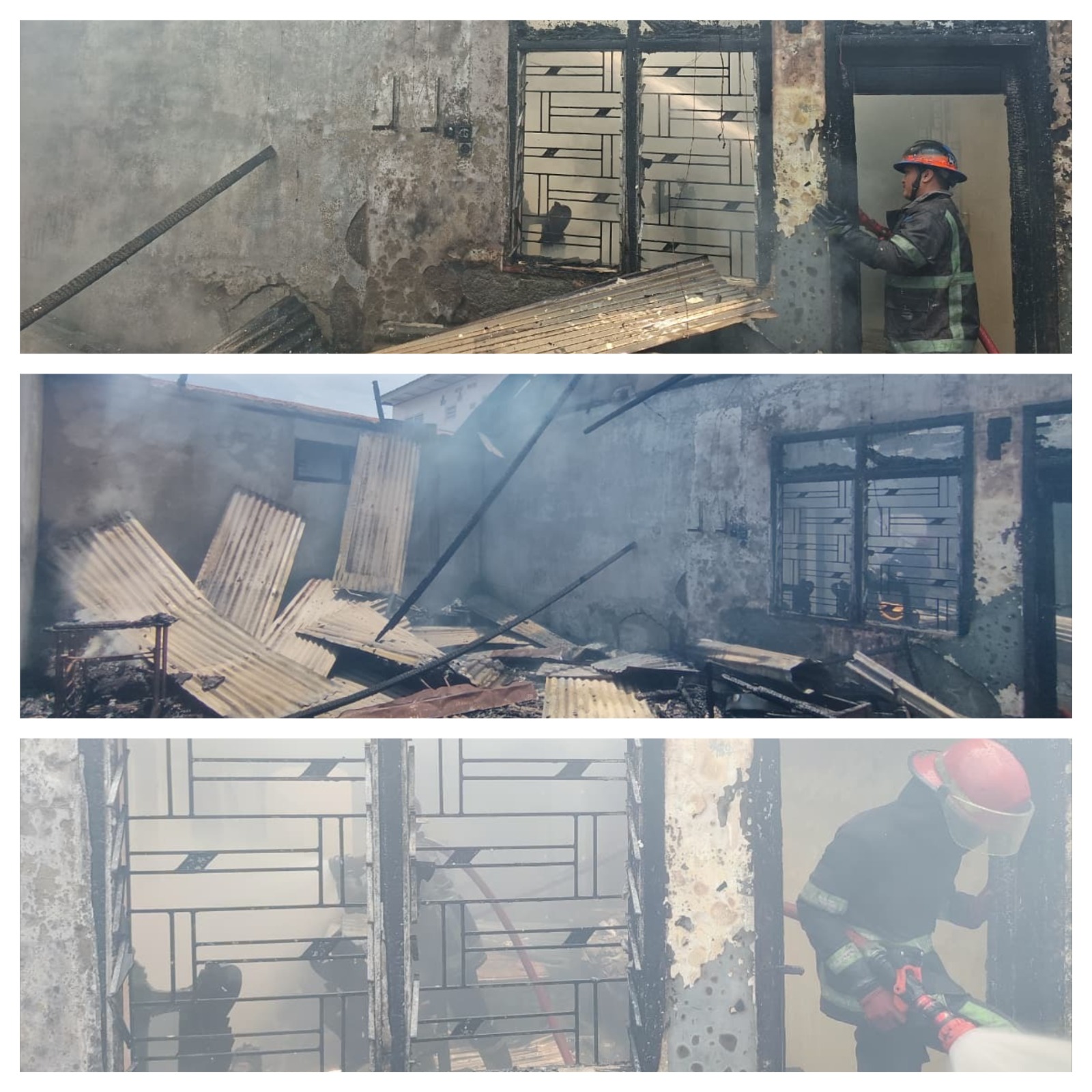 Kebakaran terjadi di Medan Barat